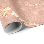 Roos Gold Makeup SPARK 16th Glitter Beauty Copper Cadeaupapier (Rol Hoek)