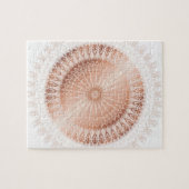 Roos Gold Mandala Legpuzzel (Horizontaal)