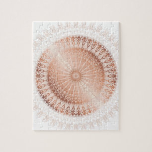 Roos Gold Mandala Legpuzzel