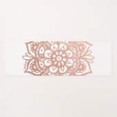 Roos Gold Mandala Yogamat (Achterkant (horizontaal))