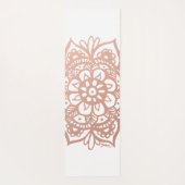 Roos Gold Mandala Yogamat (Achterkant)