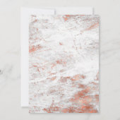 Roos Gold Marble 16th Birthday Party Save the Date (Achterkant)