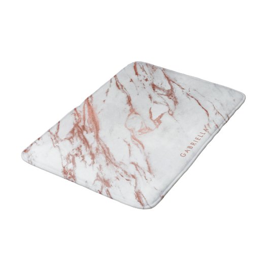 Roos Gold Marble Badmat (Gekanteld)