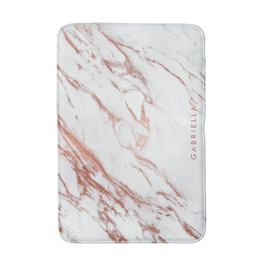 Roos Gold Marble Badmat (Voorkant Verticaal)