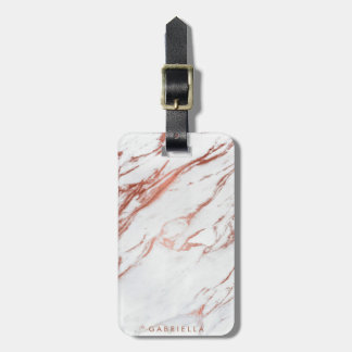 Roos Gold Marble Bagagelabel