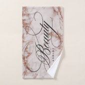 Roos Gold Marble Beauty Handdoek (Handdoek)