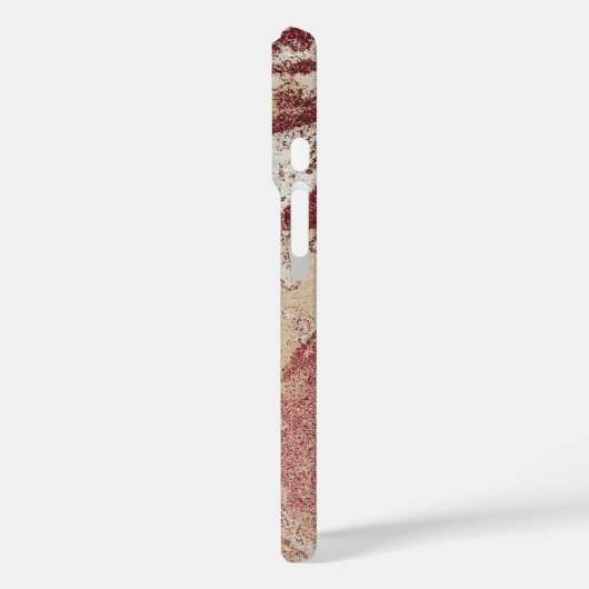 Roos Gold Marble Case-Mate iPhone Case (Achterkant / Links)