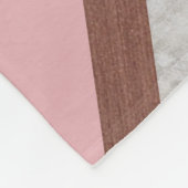 Roos Gold Marble Copper Fleece Blanket (Hoek)