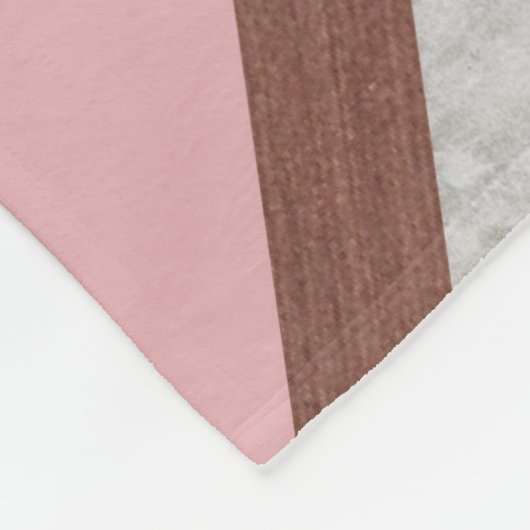 Roos Gold Marble Copper Fleece Blanket (Hoek)