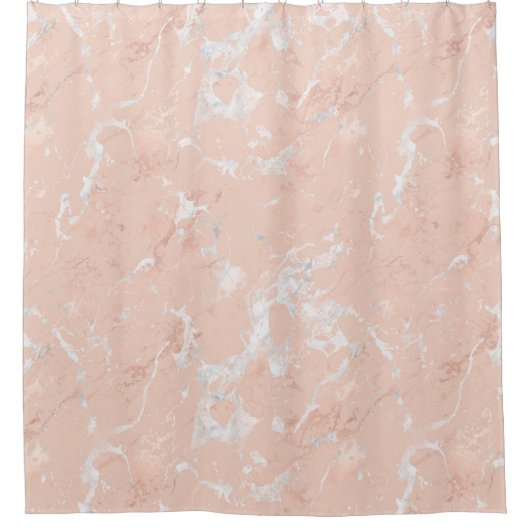 Roos Gold Marble Douchegordijn (Voorkant)