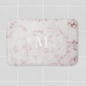Roos Gold Marble - gepersonaliseerd monogram Badmat