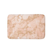 Roos Gold Marble Glitter Bath Mat (Voorkant)