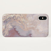 Roos Gold Marble Glitter ontwerp Case-Mate iPhone Case (Achterkant (horizontaal))