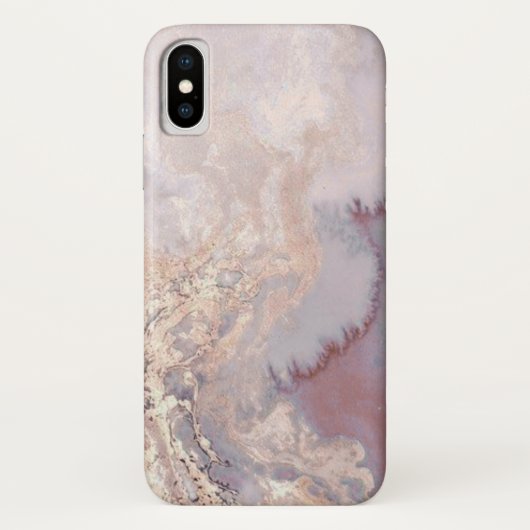 Roos Gold Marble Glitter ontwerp Case-Mate iPhone Case (Achterkant)