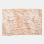 Roos Gold Marble Glitter Theedoek (Horizontaal)