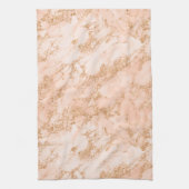 Roos Gold Marble Glitter Theedoek (Verticaal)