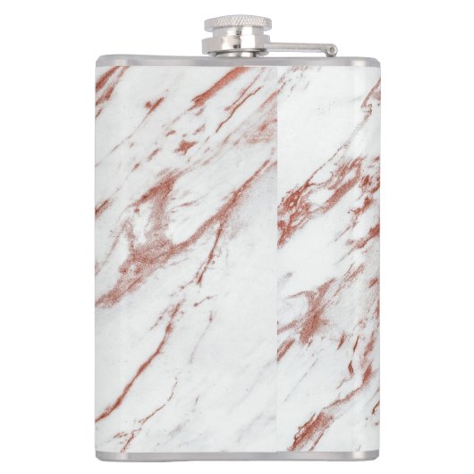 Roos Gold Marble Heupfles (Achterkant)