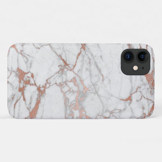 Roos Gold Marble Iphone-draagtas Case-Mate iPhone Case (Achterkant (horizontaal))