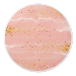 Roos Gold Marble Keramische Knop