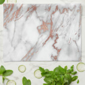 Roos Gold Marble Kitchen Towel Theedoek (Gevouwen)