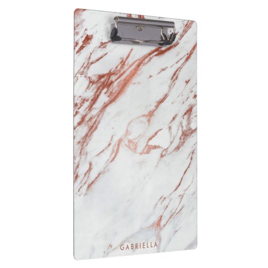 Roos Gold Marble Klembord (Rechts)