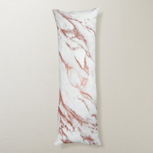 Roos Gold Marble Lichaamskussen (Achterkant (Verticaal))