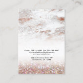 Roos Gold Marble Logo Bracelet  Visitekaartje (Achterkant)