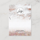 Roos Gold Marble Logo Bracelet  Visitekaartje (Voorkant)