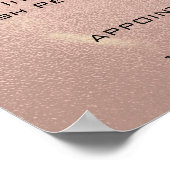 Roos Gold Marble Makeup Eyes Lashes Prijzen Poster (Hoek)