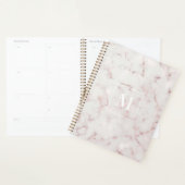 Roos Gold Marble Monogram Planner (Display)