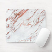 Roos Gold Marble Muismat (Met muis)