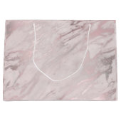 Roos Gold Marble-ontwerp Groot Cadeauzakje (Voorkant)