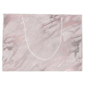 Roos Gold Marble-ontwerp Groot Cadeauzakje (Achterkant)