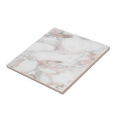 Roos Gold Marble Sjabloon Professional Elegant Tegeltje (Zijkant)