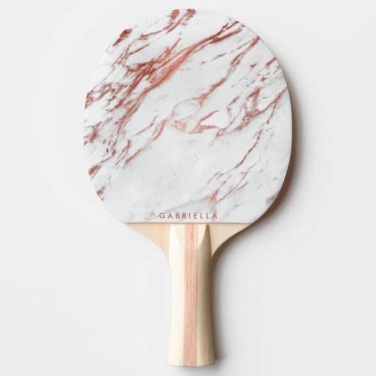 Roos Gold Marble Tafeltennisbatje (Voorkant)