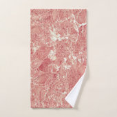 Roos Gold Marble Texture Bad Handdoek (Handdoek)