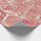 Roos Gold Marble Texture Cadeaupapier (Hoek)