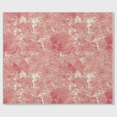 Roos Gold Marble Texture Cadeaupapier (Vlak)