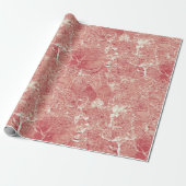 Roos Gold Marble Texture Cadeaupapier (Uitgerold)