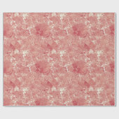 Roos Gold Marble Texture Cadeaupapier (Vlak)