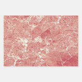 Roos Gold Marble Texture Inpakpapier Vel (Voorkant 3)