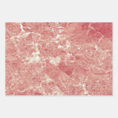 Roos Gold Marble Texture Inpakpapier Vel (Voorkant 2)