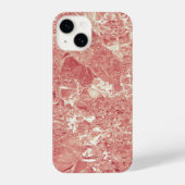 Roos Gold Marble Texture iPhone Hoesje (Achterkant)