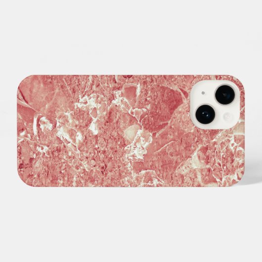 Roos Gold Marble Texture iPhone Hoesje (Achterkant horizontaal)