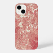 Roos Gold Marble Texture iPhone Hoesje (Achterkant)