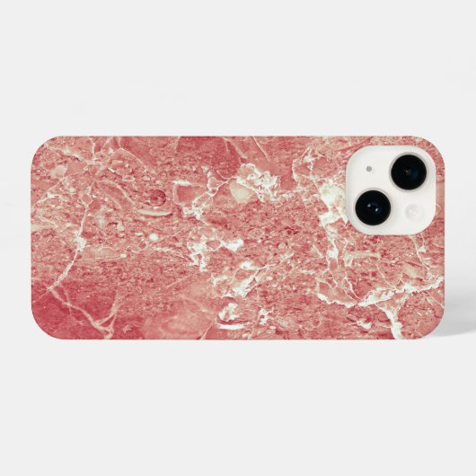 Roos Gold Marble Texture iPhone Hoesje (Achterkant horizontaal)