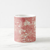 Roos Gold Marble Texture Koffiemok (Center)