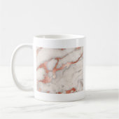 Roos Gold Marble Texture Koffiemok (Links)