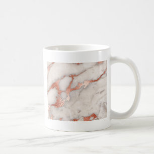 Roos Gold Marble Texture Koffiemok