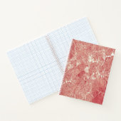 Roos Gold Marble Texture Notitieboek (Binnen)